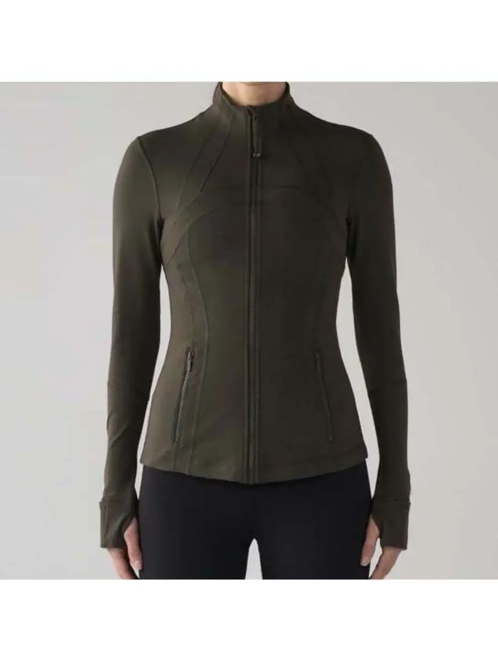 Lululemon Define Jacket Dark Olive size 6